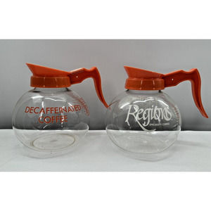 Commercial Coffee Pots/Carafes/Decanters DINER Orange Replacements 2 Pk-12 Cup